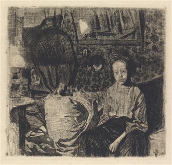 KÄTHE KOLLWITZ Group of 5 etchings.